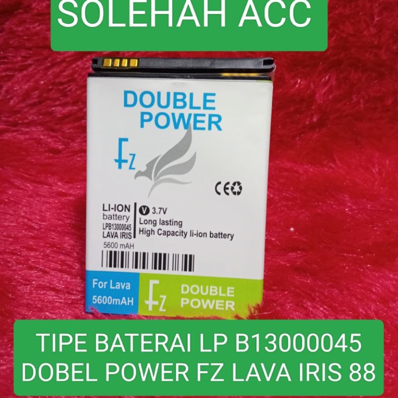 Baterai lava iris 88 iris 88 batre dobel power fz