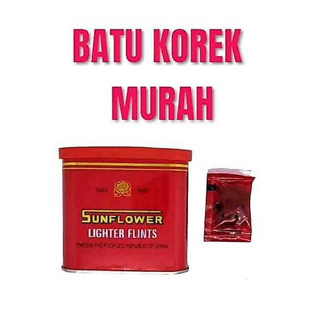 BATU KOREK API MURAH SUNFLOWER BATU KOREK TOKAI ISI 100 PCS