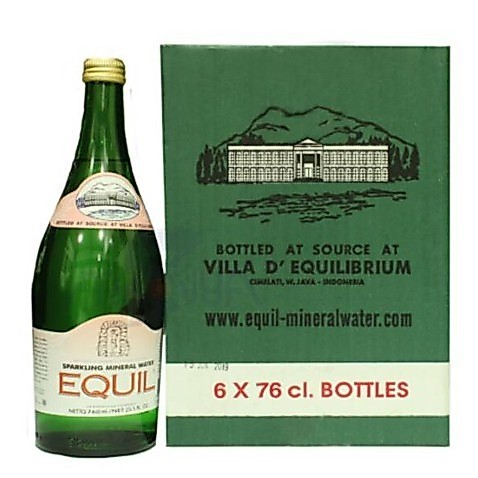 EQUIL SPARKLING NATURAL MINERAL WATER 760ML / AIR SODA 760 ML