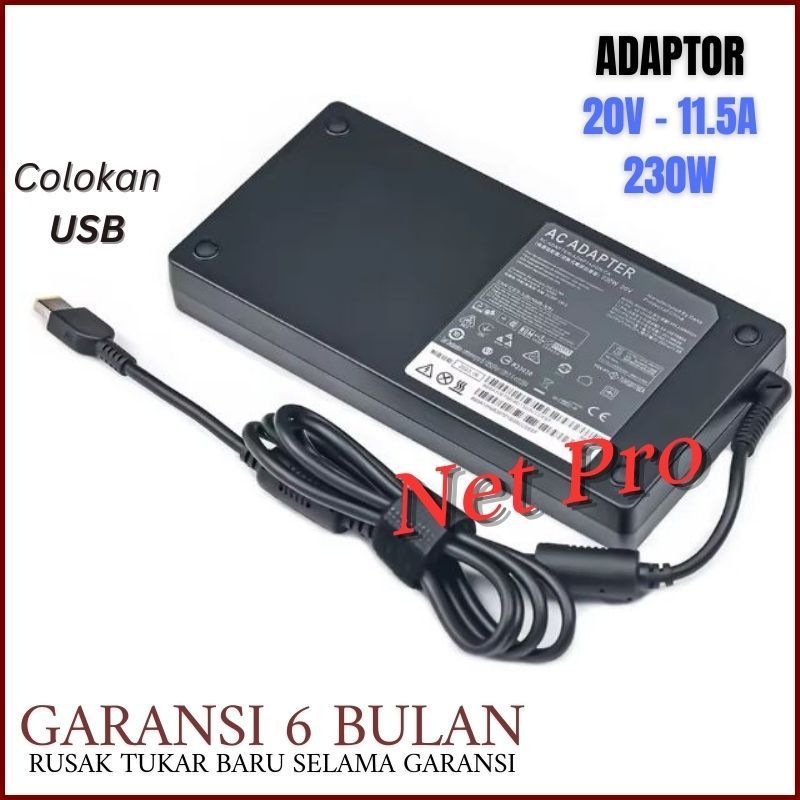 Adaptor Charger Legion 5 Pro Legion Y540 Y545 Y740 Y920 NEW -NPRO