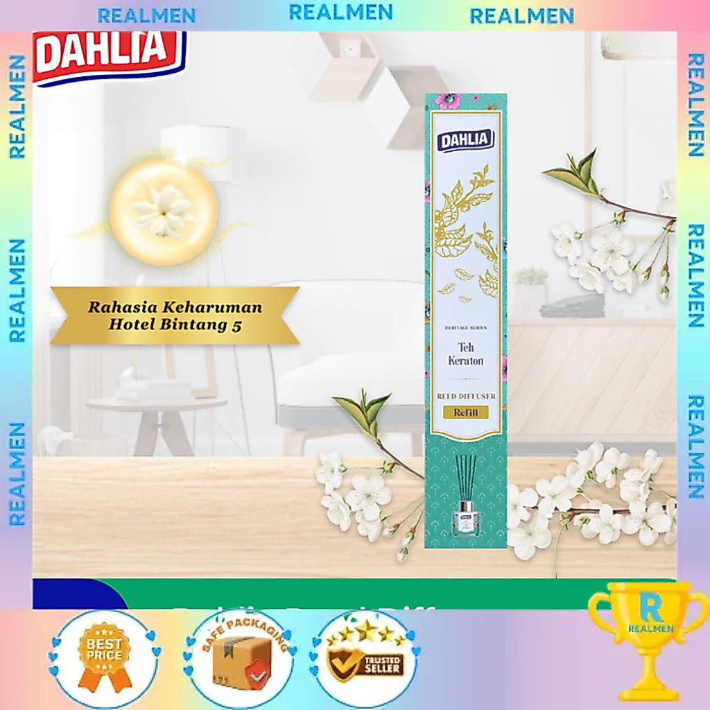 Dahlia Reed Diffuser Refill Teh Keraton | REFILL REED DIFFUSER KERATON 30ML