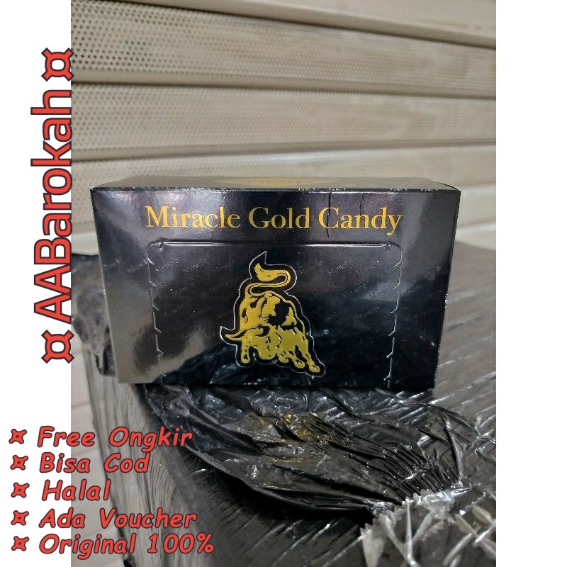 Miracle Gold Candy Permen Stamina Permen Kesehatan Permen Miracle Gold Candy Original 30 Pcs 2028