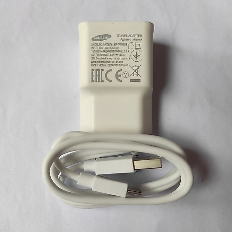 samsung charger micro usb original 1,55 amper bekas cabutan A02 A01 A03 A6 A7 A10 A10s J5 pro J5 plu