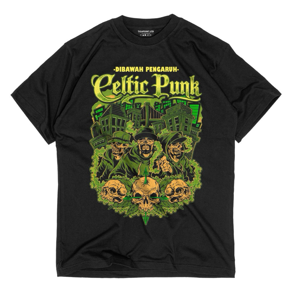 T-Shirt DIBAWAH PENGARUH CELTIC PUNK - Tigapointltd