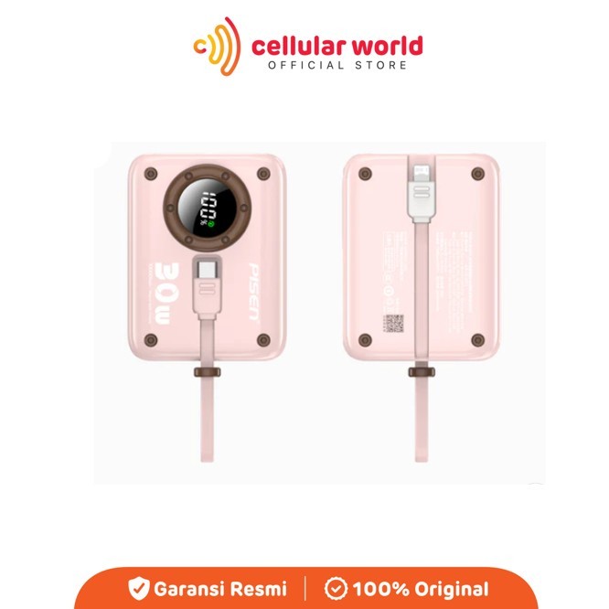 Pisen Powerpix 30W Mini Powerbank 10000mAh [Garansi Resmi]