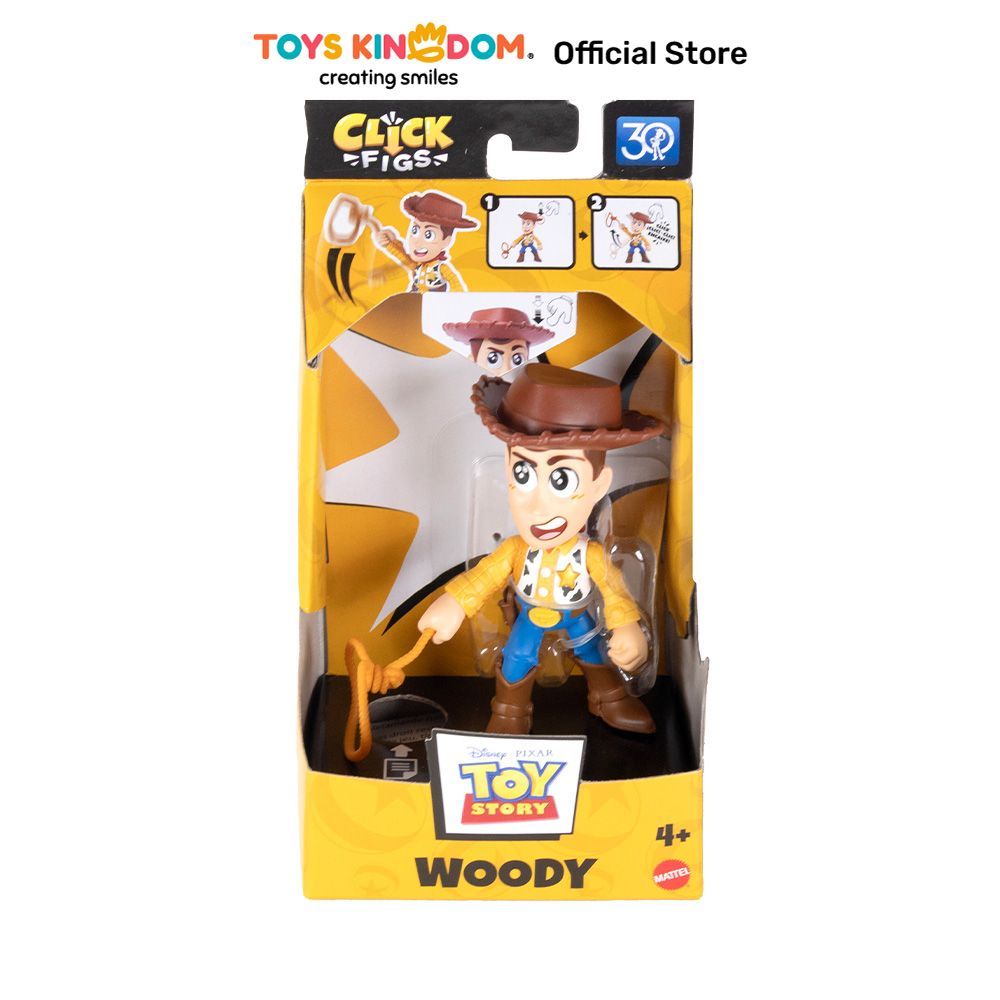 Toys Kingdom TOYS STORY Pixar Toy Story Minifigure Click Figs Woody - Mix Figur Mini Miniatur Karakt