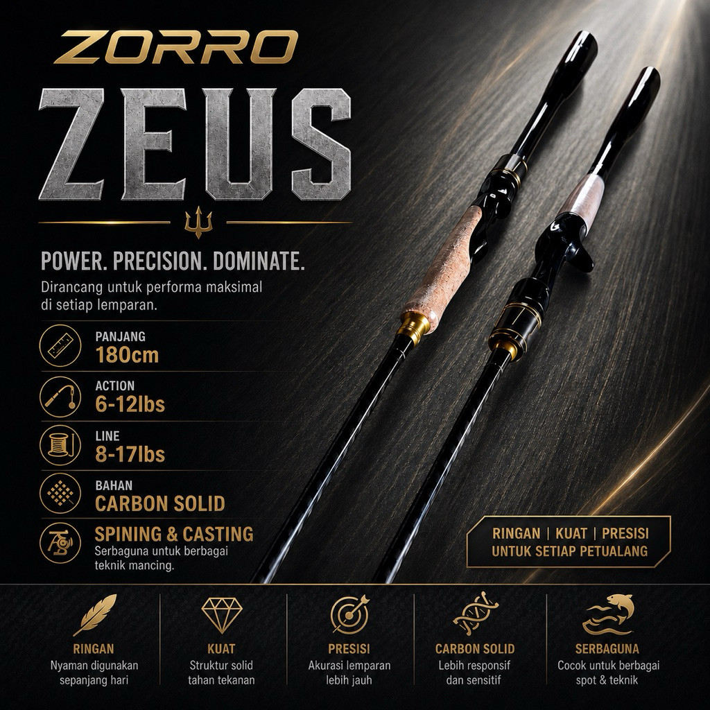 joran zorro zeus carbon solid medium