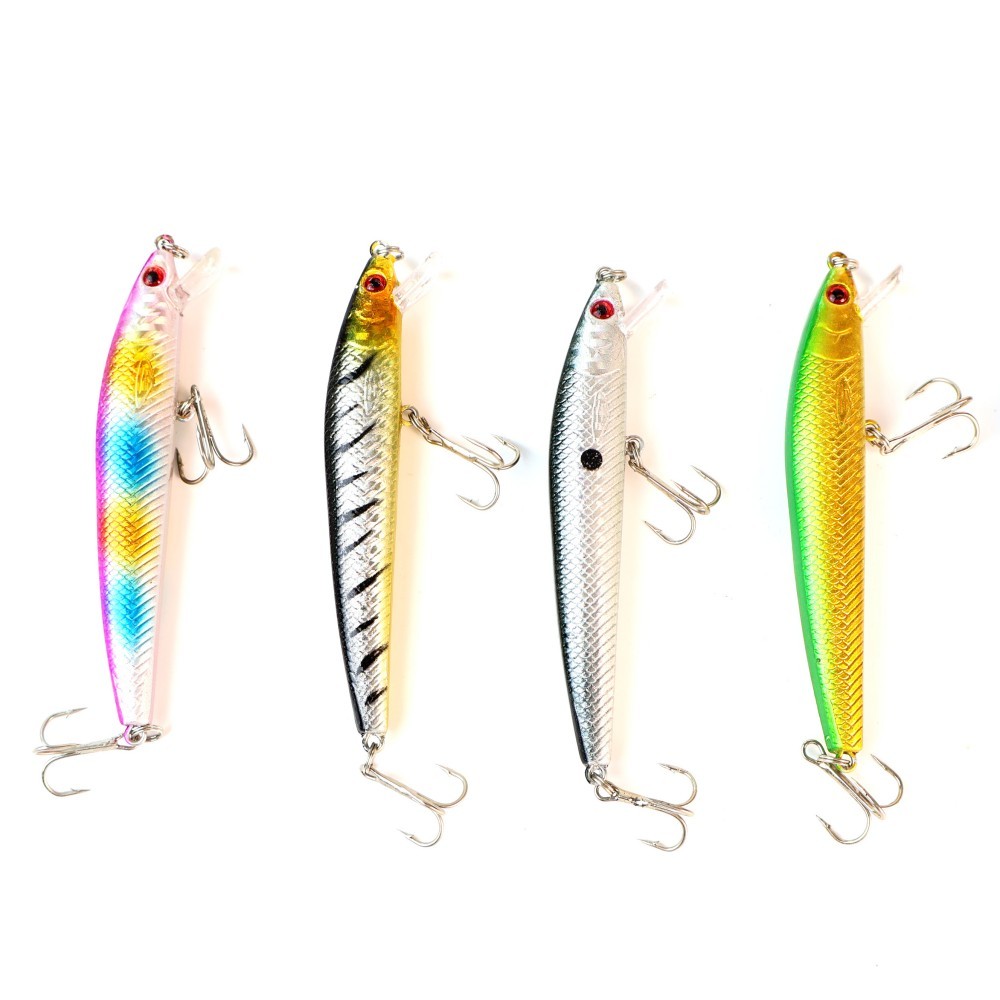 Umpan Lure Tenggelam 100mm 8g Dengan Pilihan 10 Warna Cocok Untuk Memancing Bass Ikan Mas Hitam Dan 