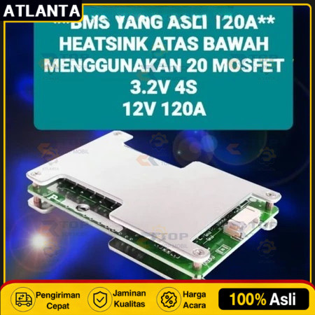 BMS 4S 120A 12V lifepo4 3.2V COMMON PORT BMS 120A BMS120A