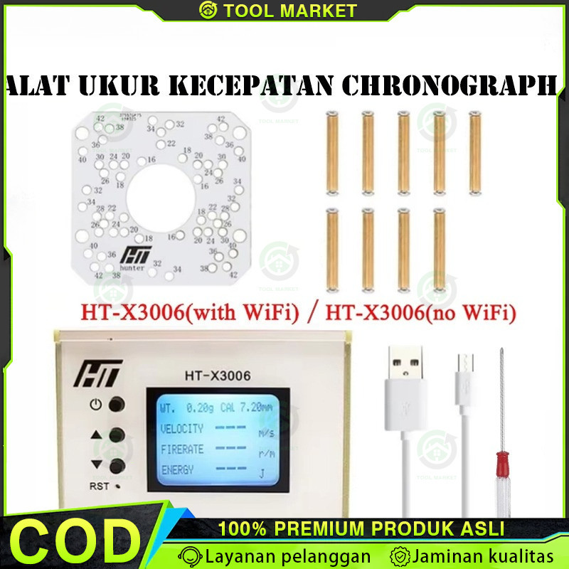 Alat Ukur Kecepatan Chronograph Hante X3006 WiFi Edition - Pengukur FPS Digital Chronograph HT-X3006