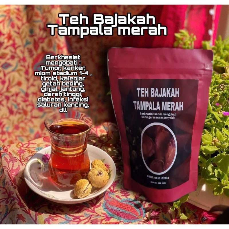 PROMO DISKON  20 Pcs TEH BAJAKAH TAMPALA MERAH OBAT KANKER TUMOR BERBAGAI PENYAKIT KRONIS DENGAN RAS