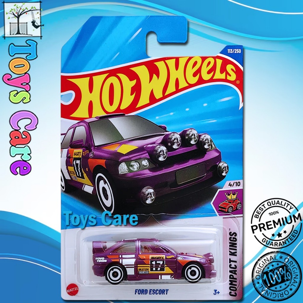 Hot Wheels Ford Escort Ungu Lot L 2025 Ban Plastik