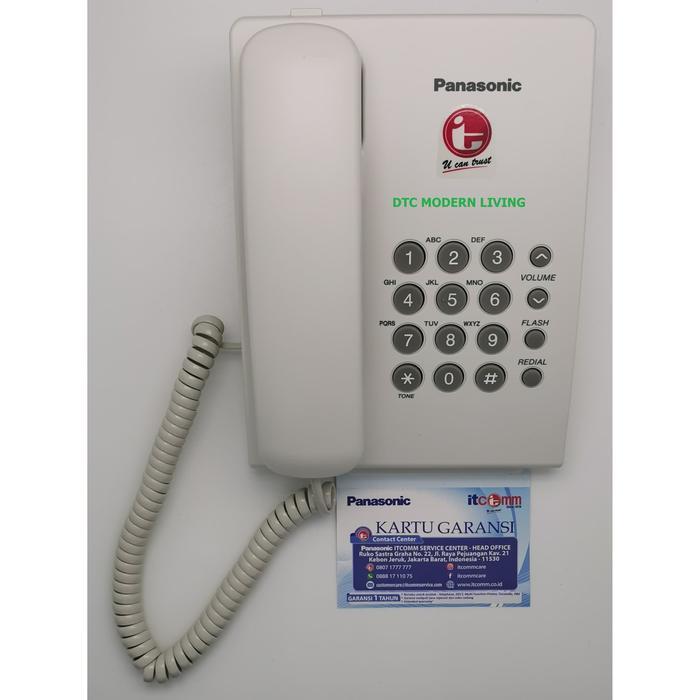 Pesawat Telepon Panasonic KX-TS505 Putih - KX-TS505