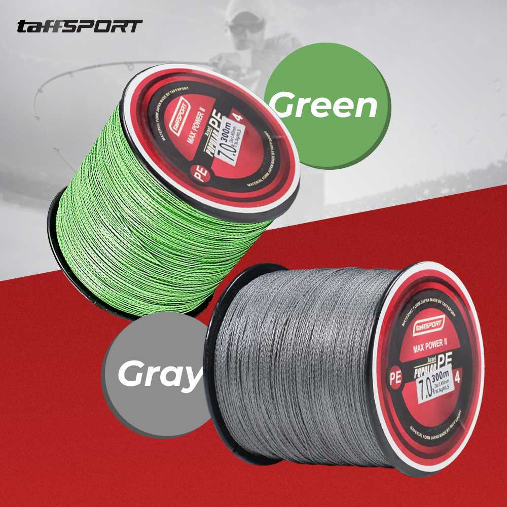 Senar PE X4 300 M Senar Pancing Braided 4 Strand Fishing Line Benang Tali Casting Jigging Spinning T