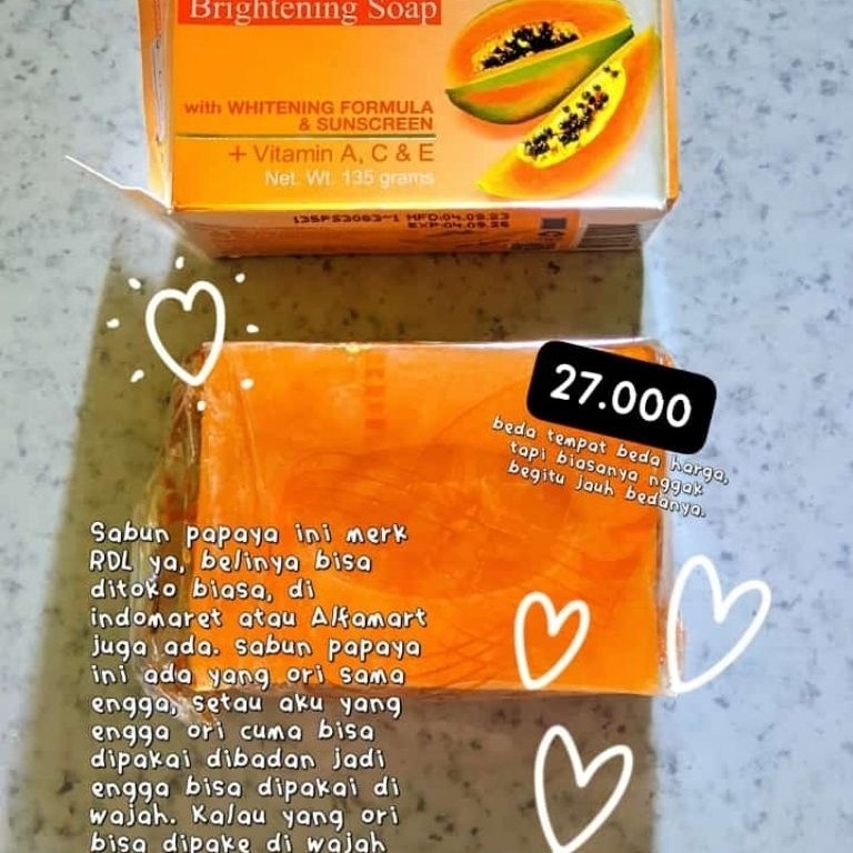 PAPAYA RDL ASLI ORIGINAL