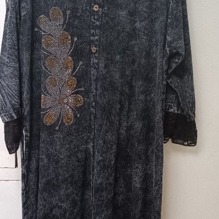 Gamis midi baru jeans