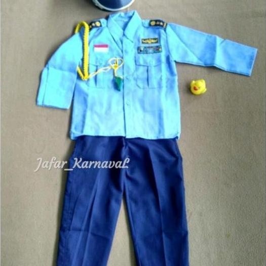 BAJU TNI AU ANAK/BAJU TNI AU CEWEK /KOSTUM_KARNAVAL TNI AU Anak Fashion Termurah