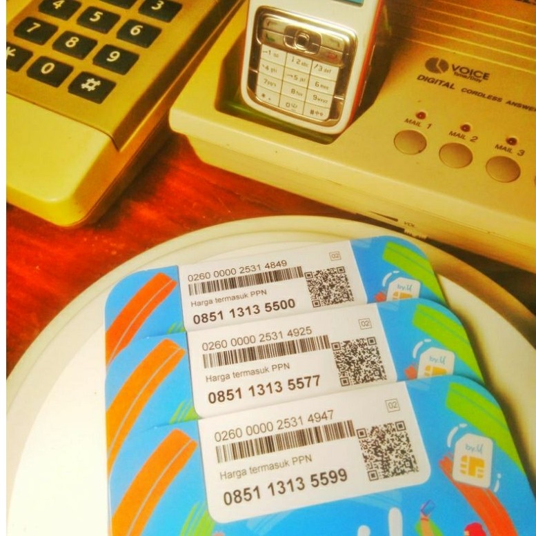 PERDANA TELKOMSEL BYU NOMOR CANTIK NOMOR RAPI 1313 5500 5577 5599