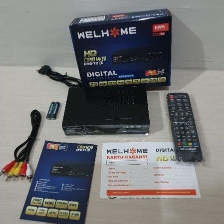 VELMOURACOLLCET SET TOP BOX WELHOME SET TOP BOX DVB T2 MSTAR 01 02 03 DVBT2 ORIGINAL