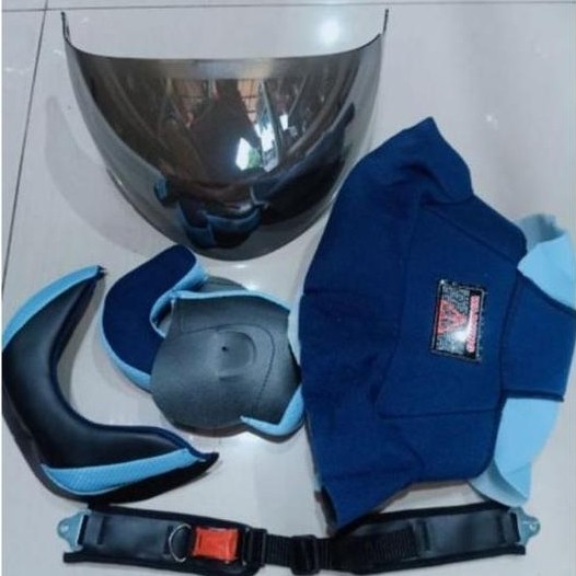 Busa helm gm evolution fullset + tali helm + kaca helm gm evolution