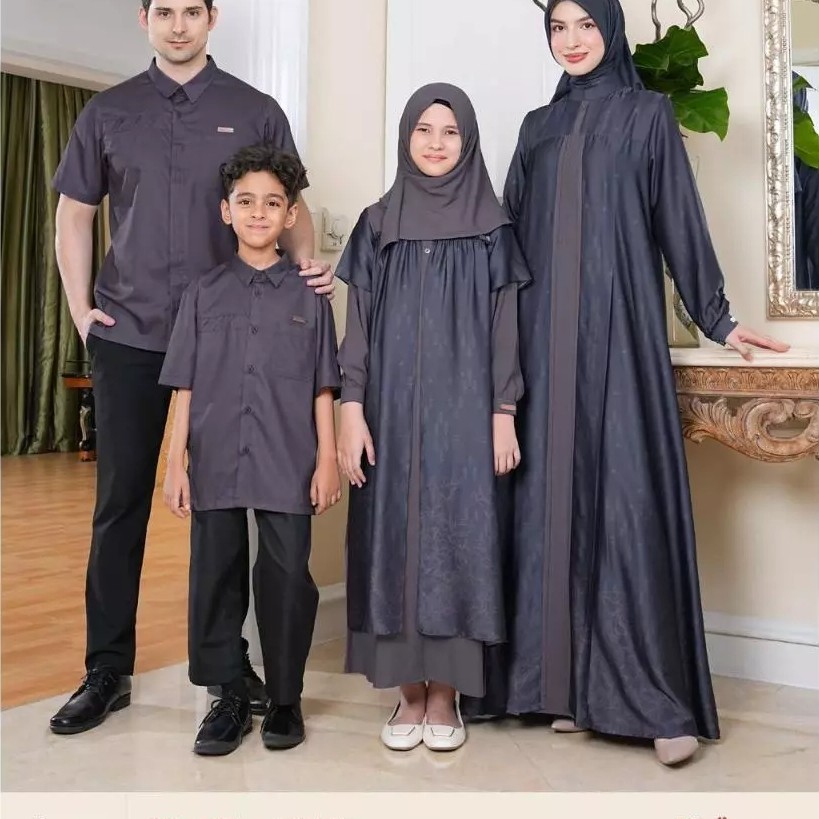 SARIMBIT KELUARGA MUSLIM MERK NIBRAS RAYA 2026 SERIES DHYAKU VIOLET GAMIS PREMIUM KONDANGAN DAN ACAR
