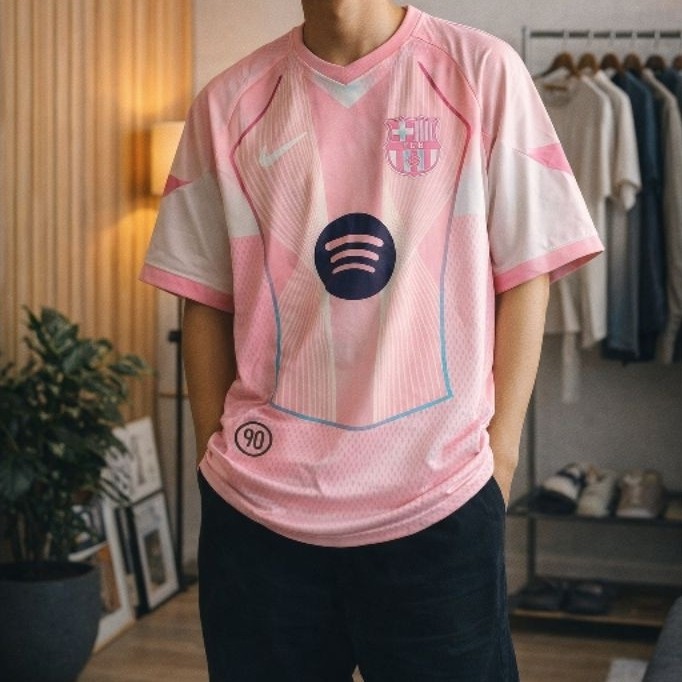 Jersey Barca/Barcelona Se Aurora Pink Fans AAA++ Quality
