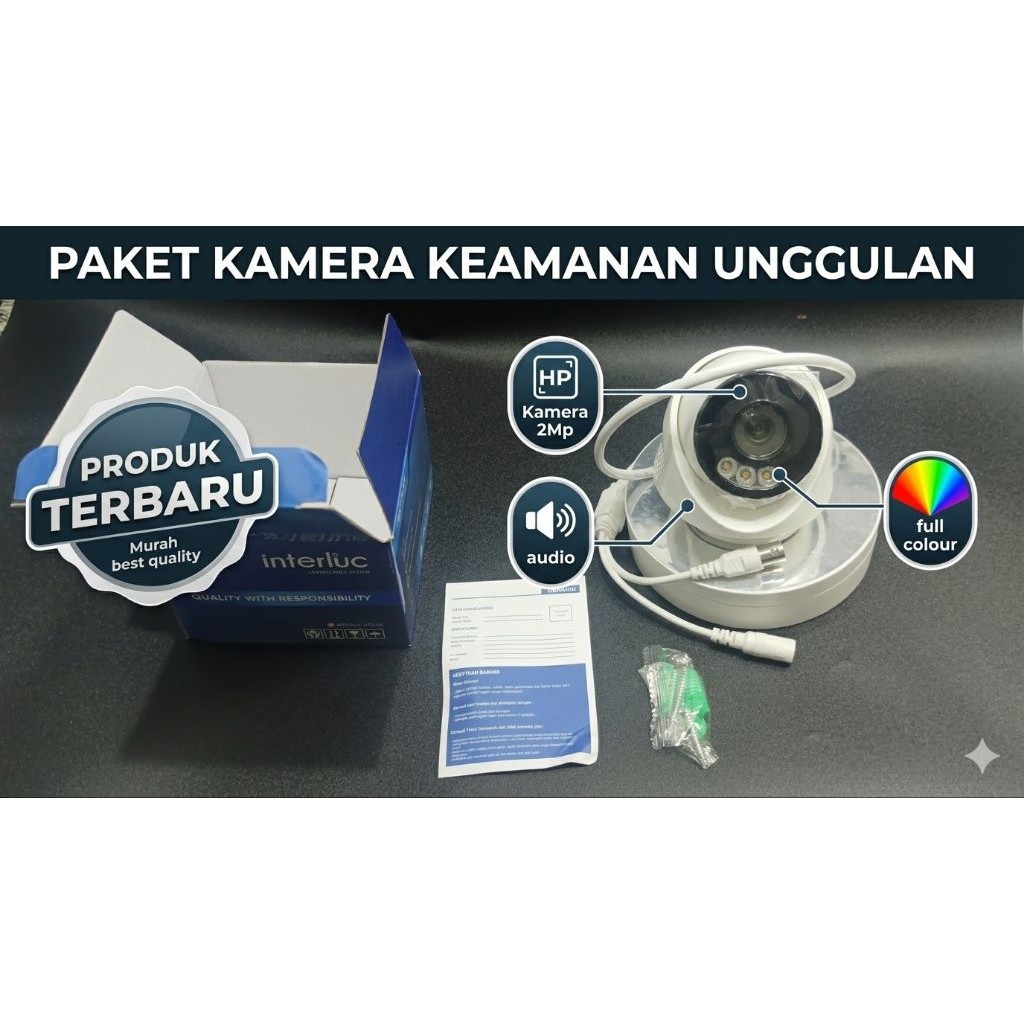 CCTV INTERLUC 2MP audio FC