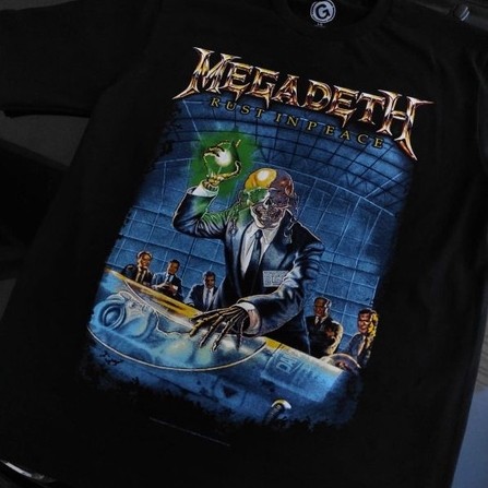 [ORI] MEGADEATH RIP Kaos Pria