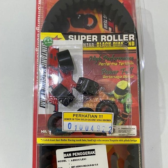 Vbelt Racing Set Roller Aerox Lexi Brt