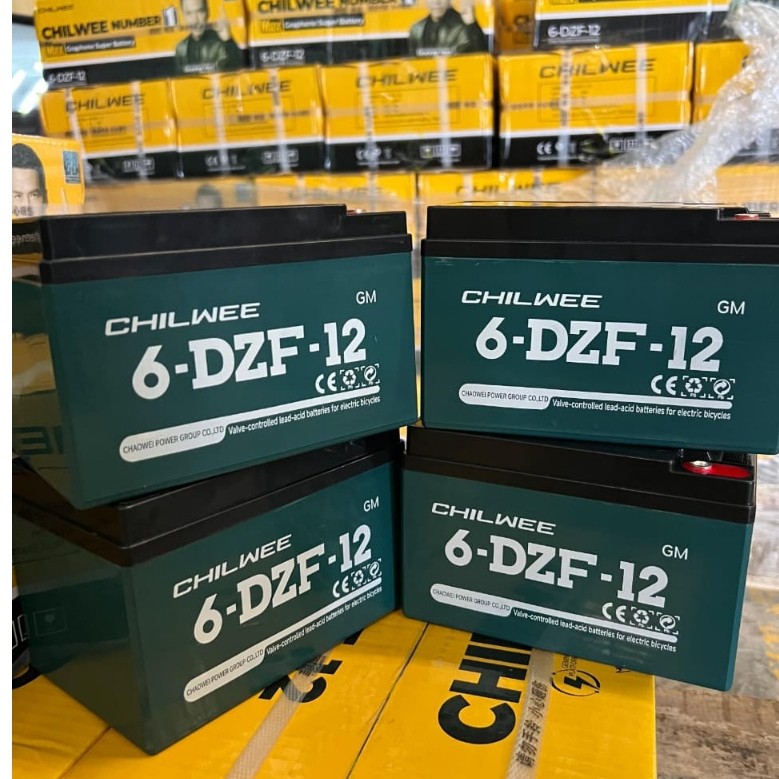 Aki Chilwee Sepeda Listrik-AKI CHILWEE 6-DZF-12 ;12V-12AH