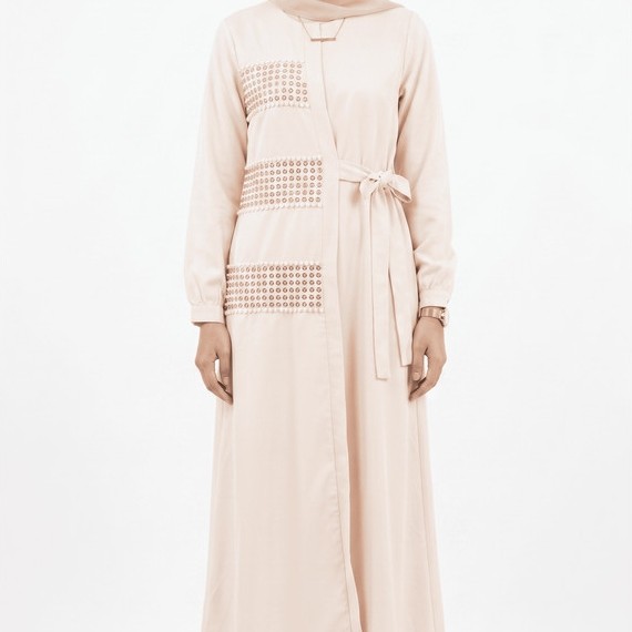 Eprise Gamis Lengan Panjang, Maxi CREAM KP148C | Dress Wanita