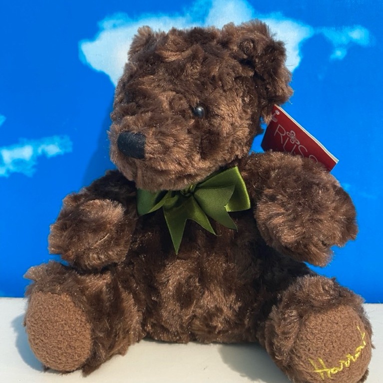 Boneka Beruang Harrods Original Plushie / Boneka Teddy Bear Harrods / Boneka Beruang Bulu Mawar