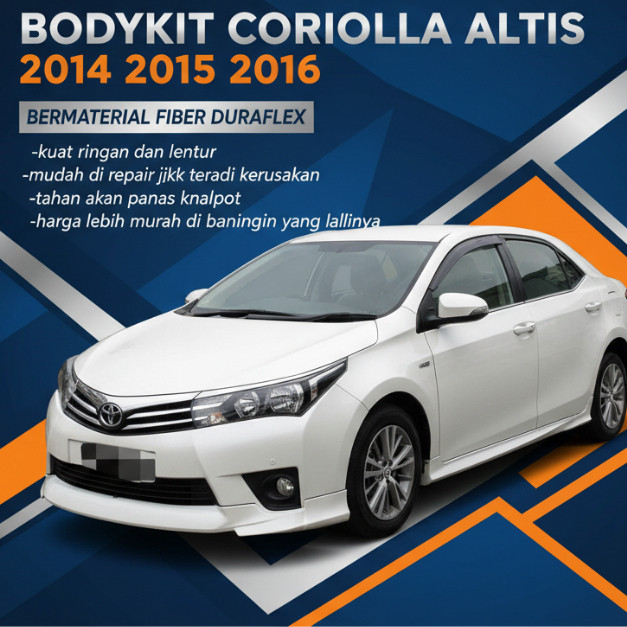 BODYKIT COROLA ALTIS 2014 2015 2016 BODY KIT ALTIS BODIKIT ALTIS