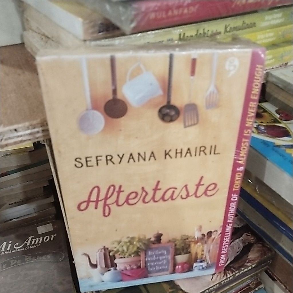 buku novel aftertaste  sefryana khairil buku novel baru stock lama