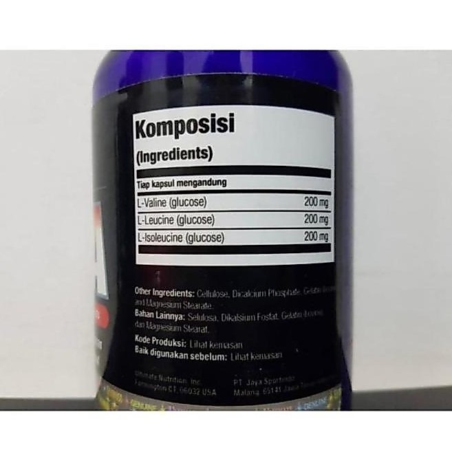 Kerenabis- Un Bcaa 500 Mg 120 Caps Kapsul