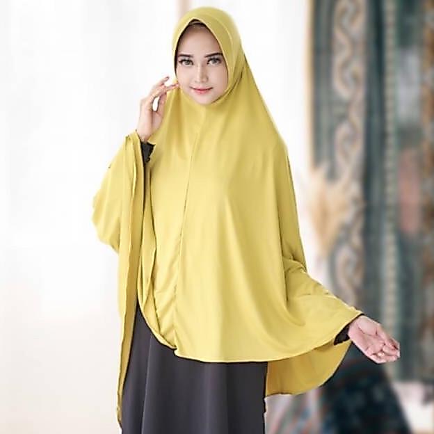 Hemat Kerudung Jumbo Xxl/Hijab Syar'I/Jilbab Jumbo Syar'I/Bergo Jumbo Jersy Kekinian
