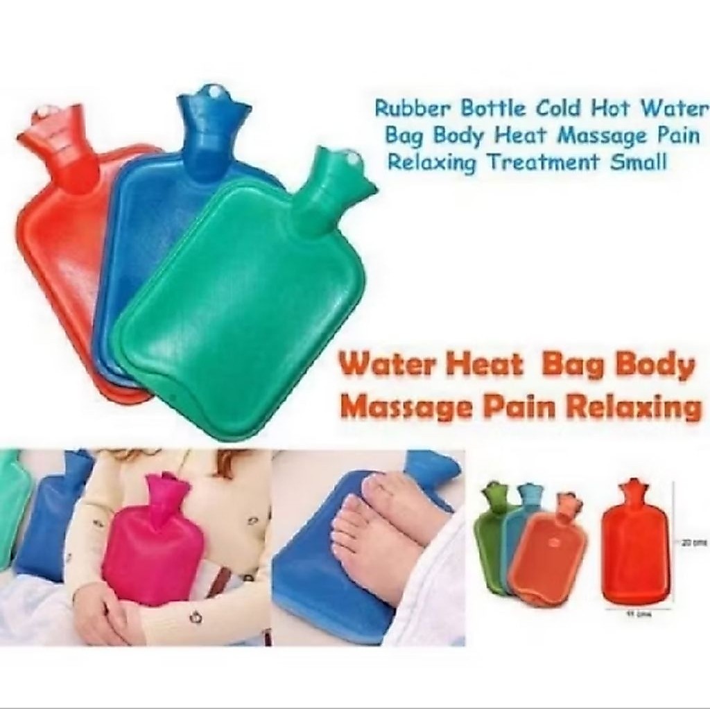 Hot Water Bag Kompres Air Panas/Dingin WWZ Kapasitas Besar 2000Ml