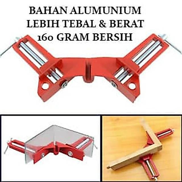 Corner Clamp 90° / Klem Siku Sudut 90 derajat / Alumunium Corner Clamp Profesional Quality