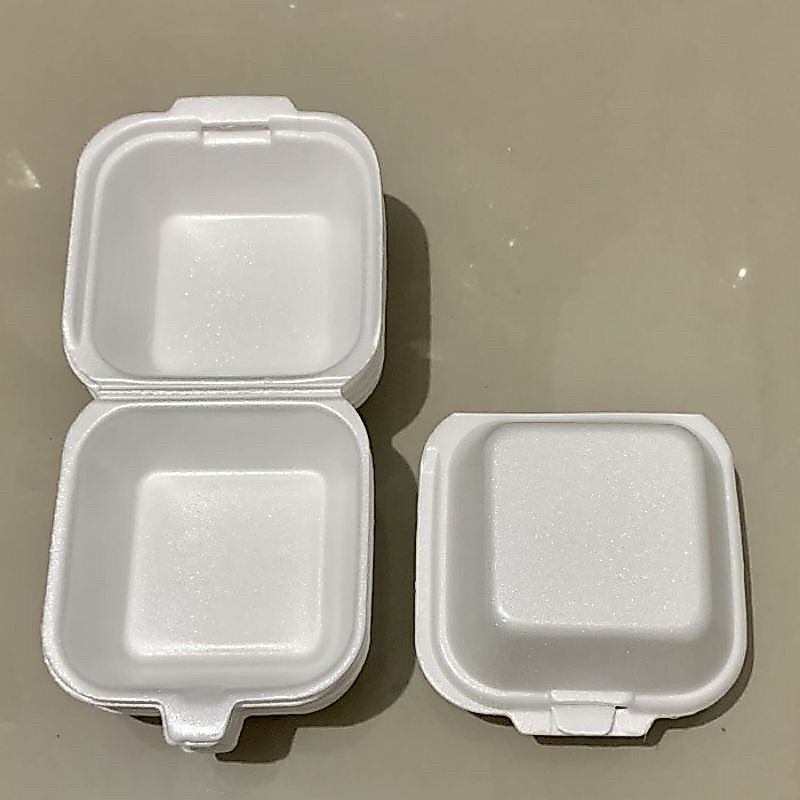 styrofoam burger seblak