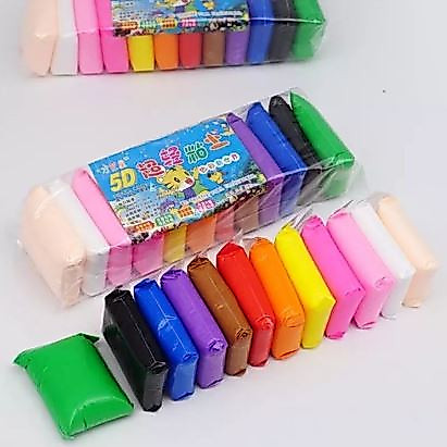 Slime Bantal Clay / Mainan Edukasi Slime Bantal / Clay Warna Warni