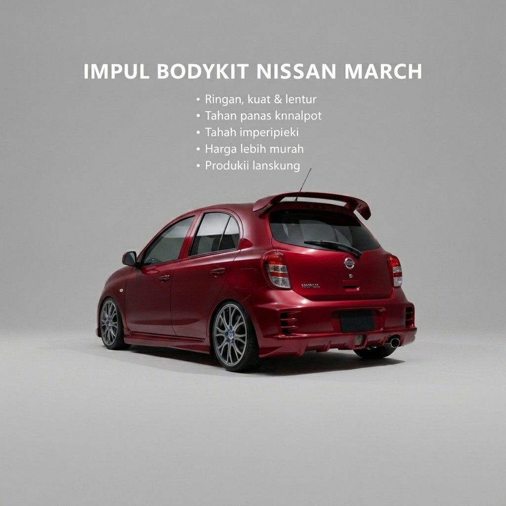 DISKON bodykit march body kit march bodykit nissan march