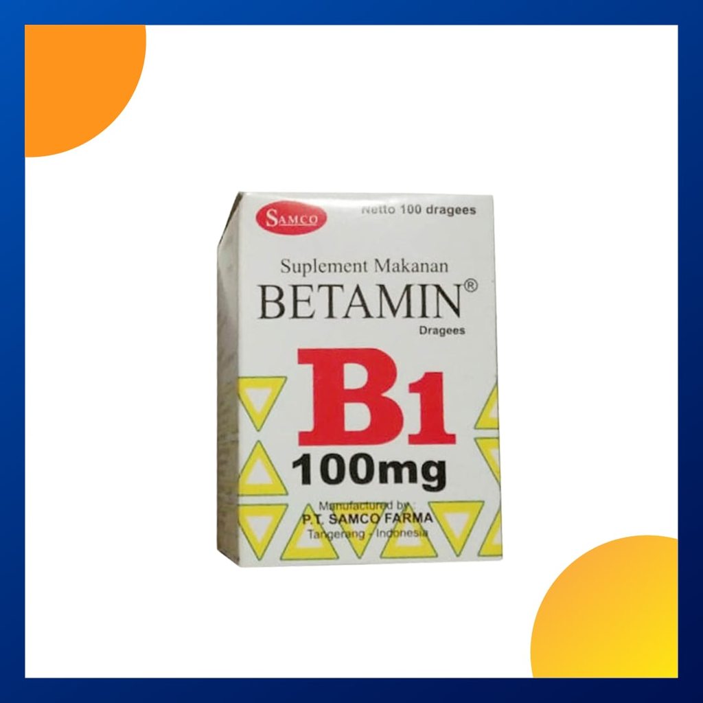 Betamin Vitamin B1 100 Mg Botol 100 Tablet