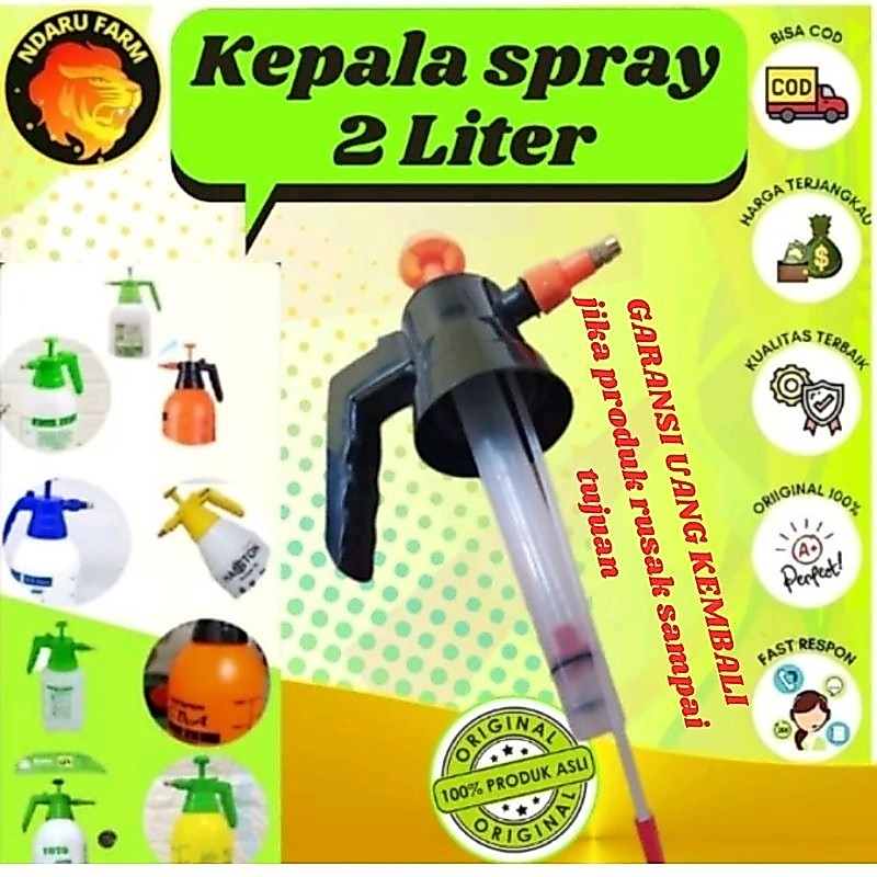 Botol Sprayer 2 Liter Kepala spare Part Semprotan Burung Semprotan Tanaman NDARUFRAM