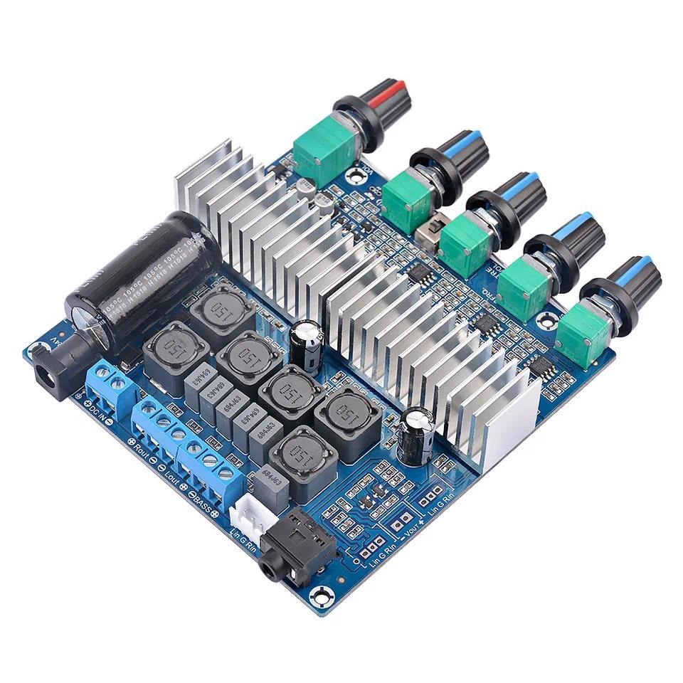 AIYIMA TPA3116 Subwoofer Amplifier Auo Board TPA3116D2 21 HiFi Amplificador USB DAC Bluetooth Power 