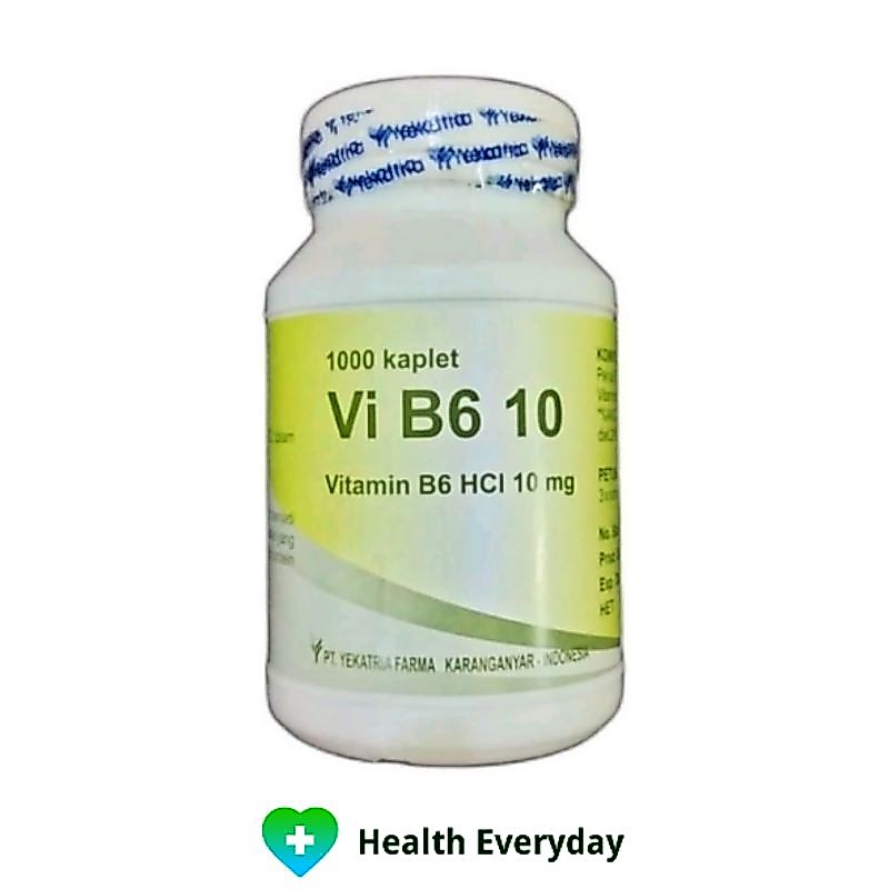 Vi B6 10 Vitamin B6 10mg 1000s/Botol