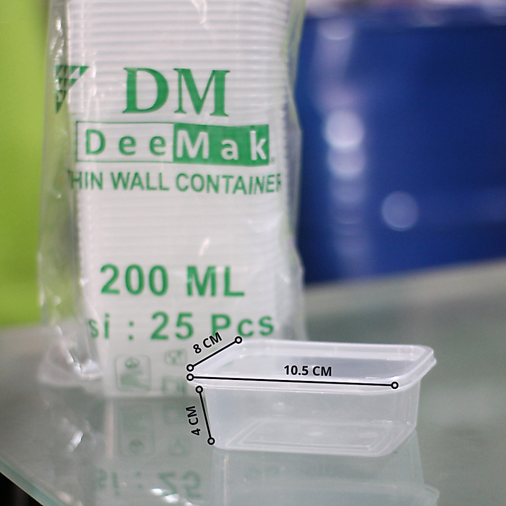 THINWALL DM CONTAINER DATAR 200ML 250ML 300ML 350ML
