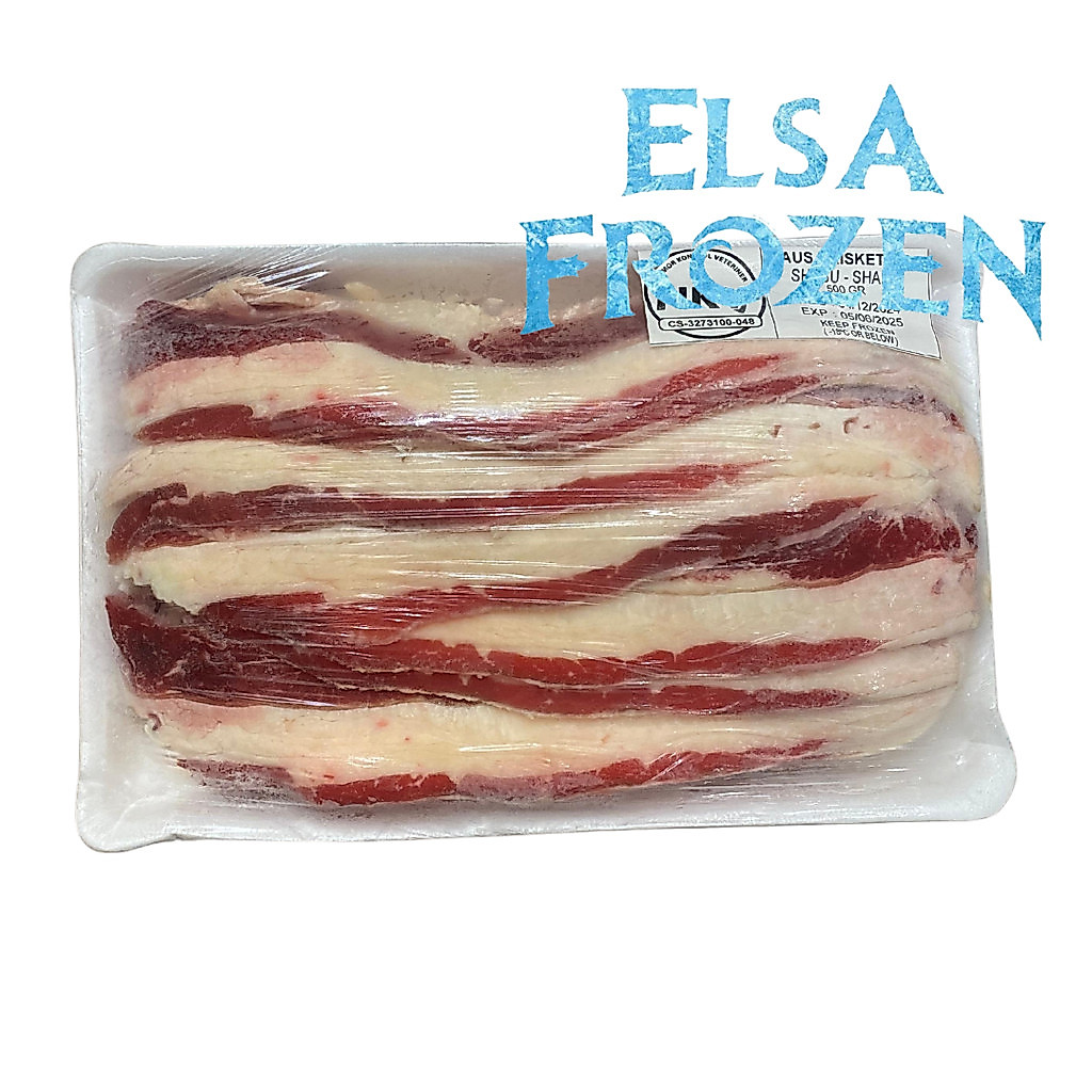 DAGING SLICE BRISKET 500GR/DAGING SAPI SLICE