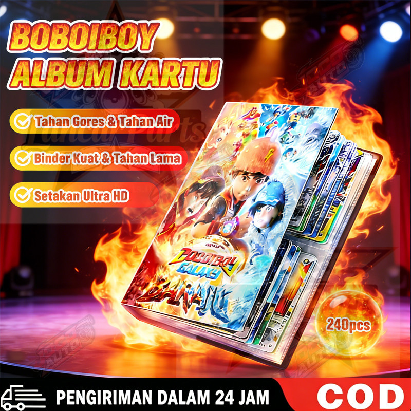 NEW BoBoiBoy Album 240PCS/432PCS BoBoiBoy Album Kartu BoBoiBoy Galaxy Baraju Album Kartu - Hobi