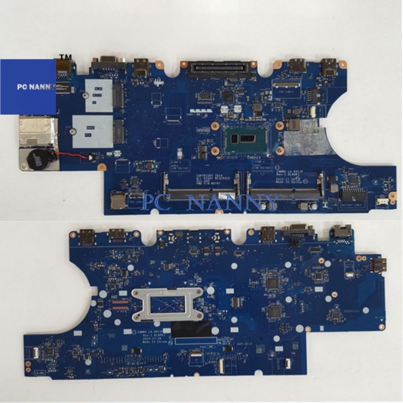 For DELL Latitude E5550 Laptop PC Motherboard I5-5300 0W4CTJ W4CTJ LA-A911P Notebook Mainboard Worki