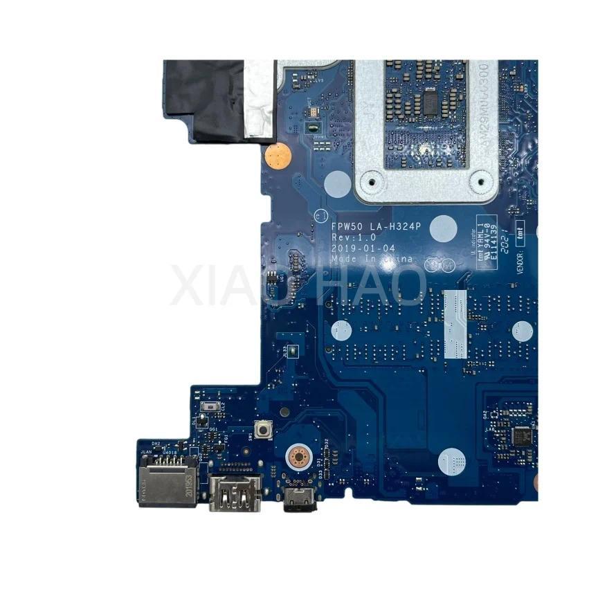 FPW50 LA-H324P For HP 15-DW 15S-DU Laptop Motherboard With i7-10510U CPU MX250 4G-GPU DDR4 Mainboard